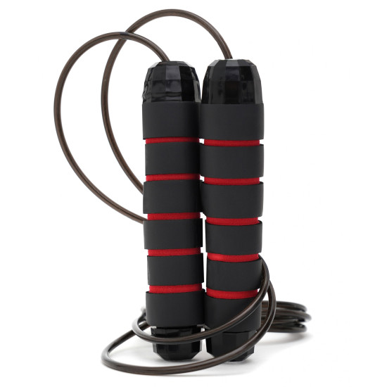Купить Скакалка  Cornix Speed Rope Classic XR-0150 Black/Red в Киеве - фото №1
